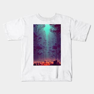 Eerie Forest Kids T-Shirt